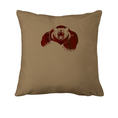 Подушка со злым медведем