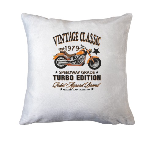 Подушка vintage classic moto