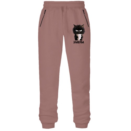 Штаны из футера без начеса Злабуба