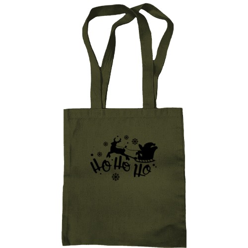 Сумка шопер із Сантою 