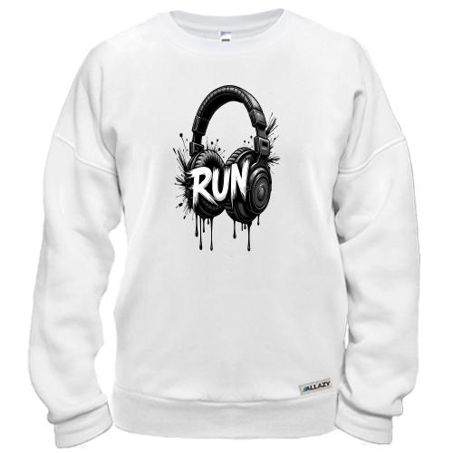 Свитшот Наушники Run