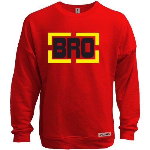 Світшот без начісу BRO (рамка)