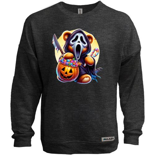 Світшот без начісу Крик з гарбузом Halloween