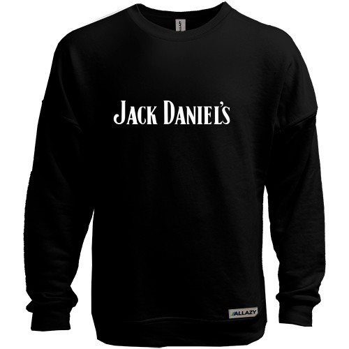 Свитшот без начеса с надписью Jack Daniels