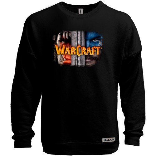 Свитшот без начеса с постером к WarCraft
