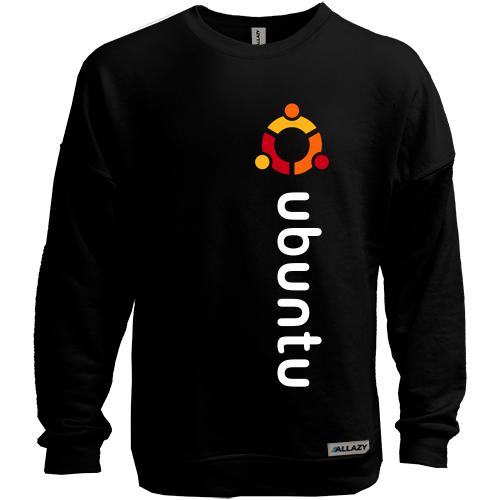 Свитшот без начеса ubuntu. Men.