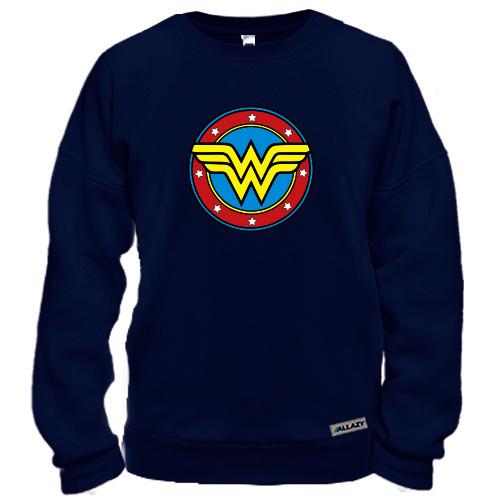 Свитшот с логотипом Wonder Woman