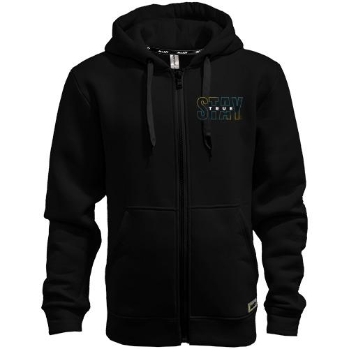 Чоловіча толстовка на блискавці Stay True (2)