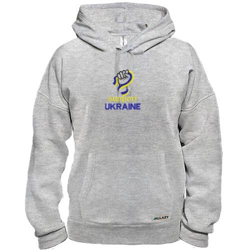 Толстовка з вишивкою Support Ukraine