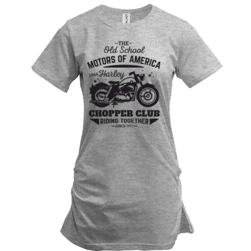 Подовжена футболка Chopper Club