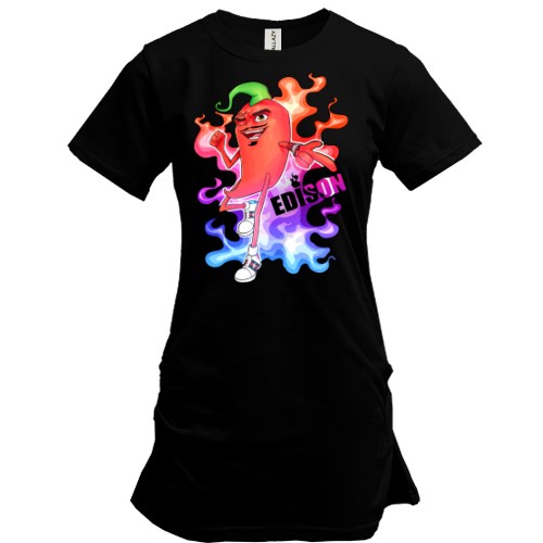 Подовжена футболка EdisonPts (Перець)