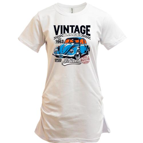 Подовжена футболка Volkswagen Beetle - Vintage Race