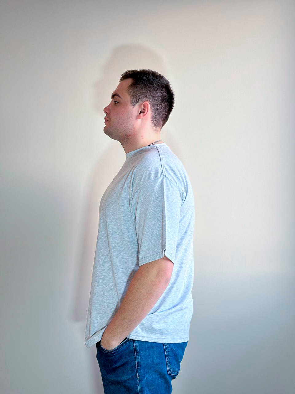 Серая футболка Oversize "ALLAZY" реальное фото Серая футболка Oversize "ALLAZY" реальное фото