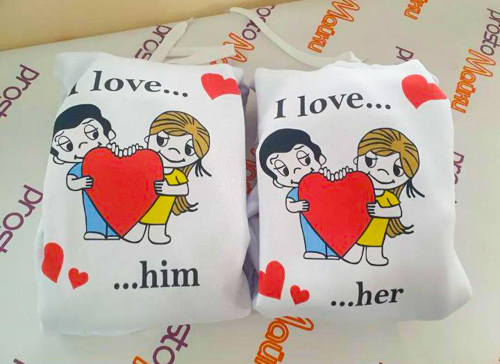 Парні толстовки I love her/him реальне фото
