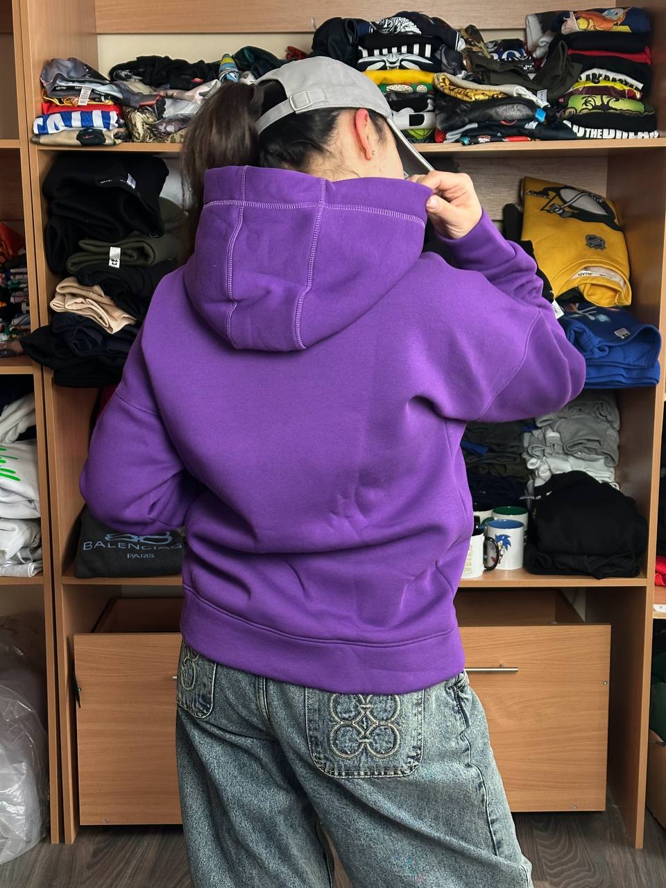 Худи Фиолетовая "ALLAZY" реальное фото