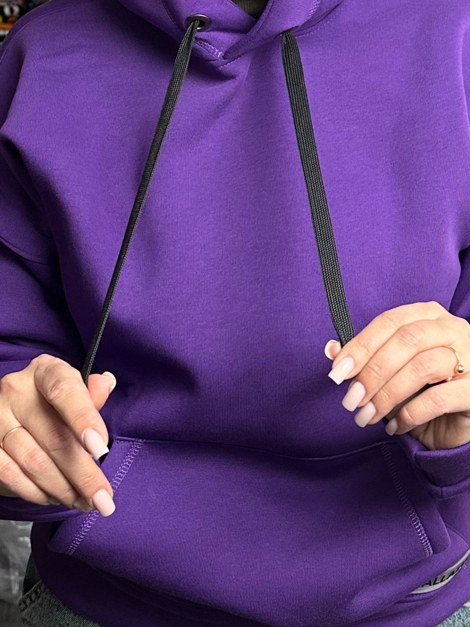 Худи Фиолетовая "ALLAZY" реальное фото