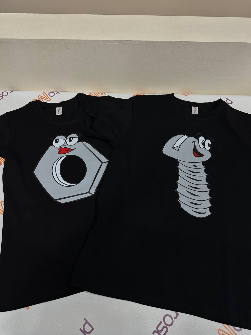 Парні футболки Болт і Гайка реальне фото