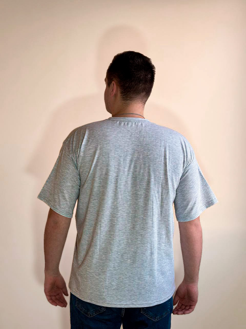 Серая футболка Oversize "ALLAZY" реальное фото Серая футболка Oversize "ALLAZY" реальное фото