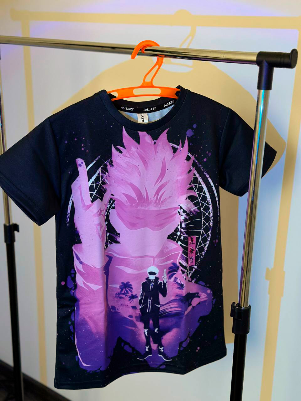 Детская 3D футболка Satoru Gojo - Jujutsu Kaisen реальное фото Детская 3D футболка Satoru Gojo - Jujutsu Kaisen реальное фото