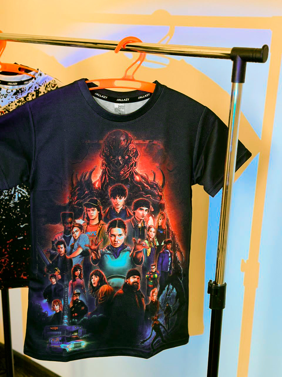 Детская 3D футболка Stranger Things Poster реальное фото
