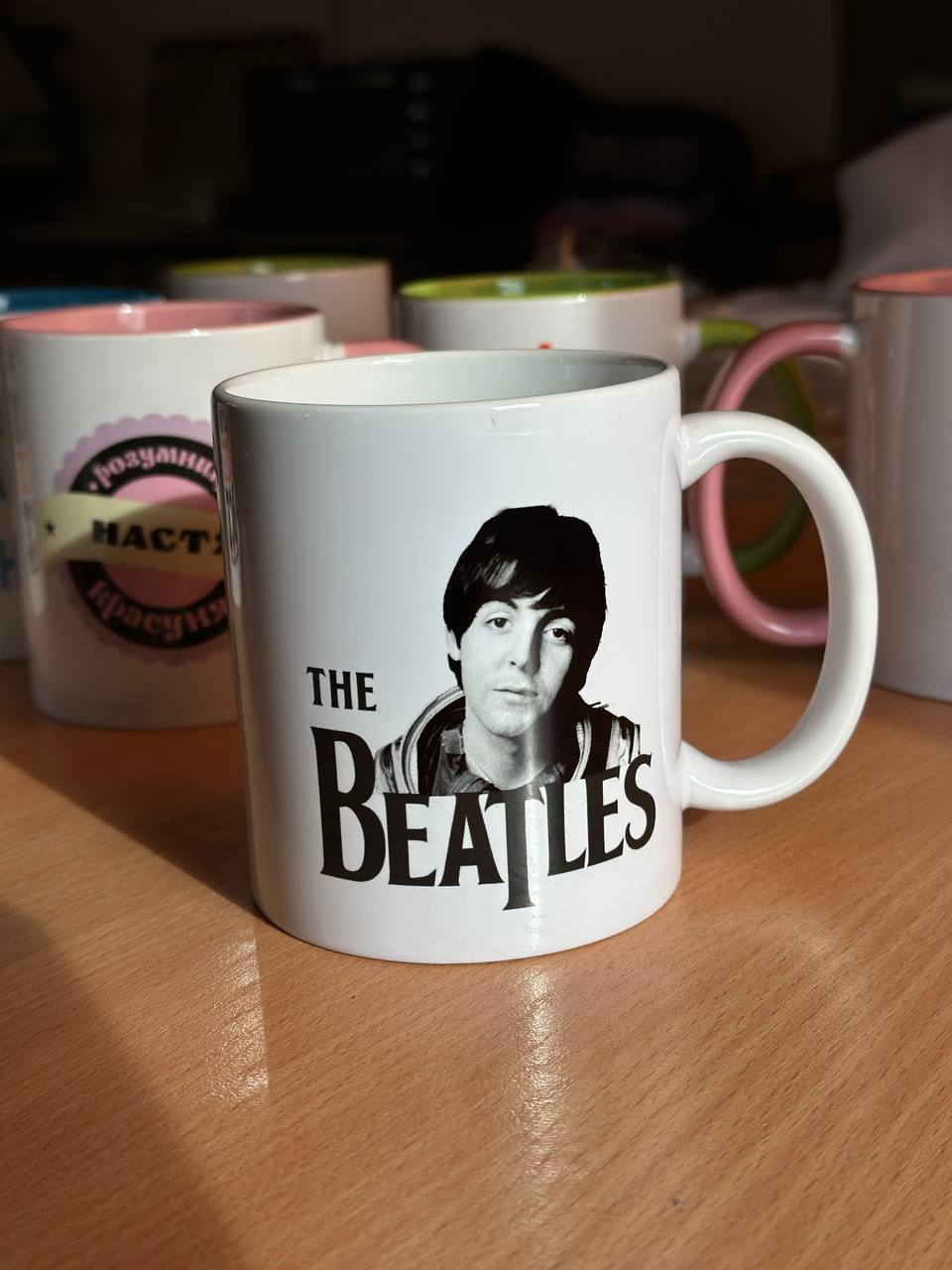 Чашка Пол Маккартні (The Beatles) реальне фото Чашка Пол Маккартні (The Beatles) реальне фото