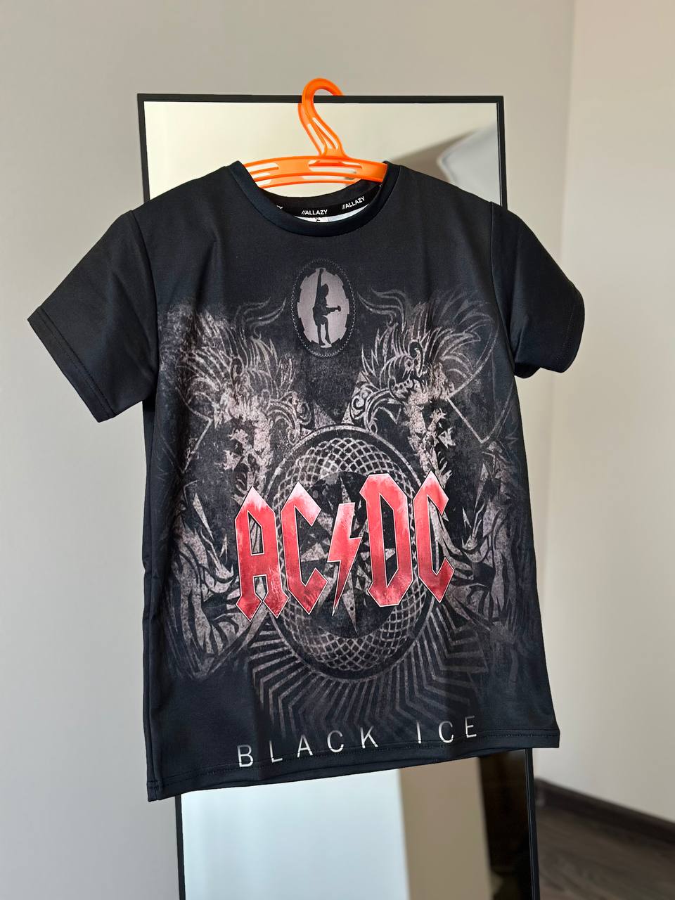 3D футболка AC/DC Black Ice реальное фото