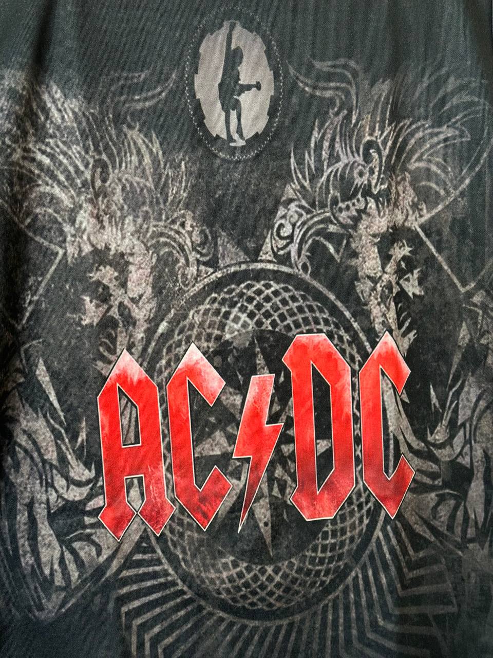 3D футболка AC/DC Black Ice реальное фото