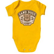 Детское боди Sand dogs armored division
