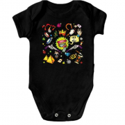 Детское боди Luck & Roll