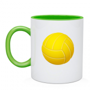 Чашка с волейбольным мячом