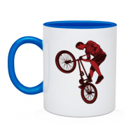 Чашка с BMX велосипедистом