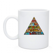 Чашка з пірамідою здорового способу життя
