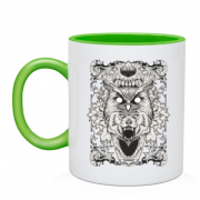 Чашка з лісовими тваринами