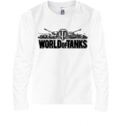 Детская футболка с длинным рукавом World of Tanks Контур