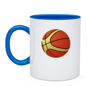 Чашка с реалистичным баскетбольным мячом
