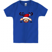 Дитяча футболка з визираючим оленем (2)