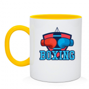 Чашка boxing с перчатками
