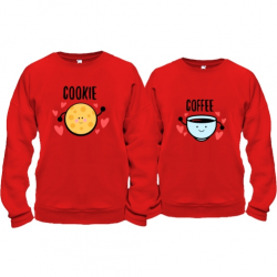 Парные кофты cookie/coffee