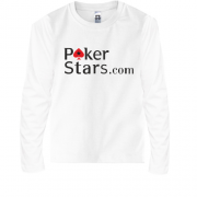 Детская футболка с длинным рукавом Poker Stars.соm
