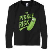 Дитячий лонгслів I'm pickle Rick (2)