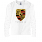 Детская футболка с длинным рукавом Porsche (Gold)