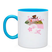 Чашка з японським мотивом