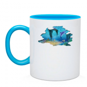 Чашка c зображенням підводного світу