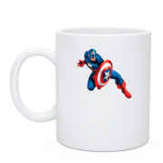 Чашка с Капитаном Америка