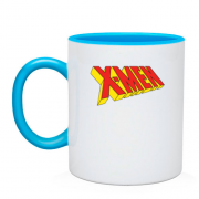 Чашка с надписью "x-men"