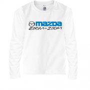 Детская футболка с длинным рукавом Mazda zoom-zoom