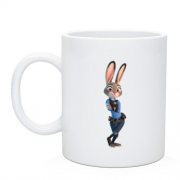 Чашка с зайчихой-полицейским