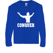 Детская футболка с длинным рукавом Conquer (3)