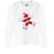 Детская футболка с длинным рукавом с Санта Клаусом