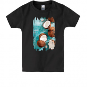 Детская футболка с кокосами